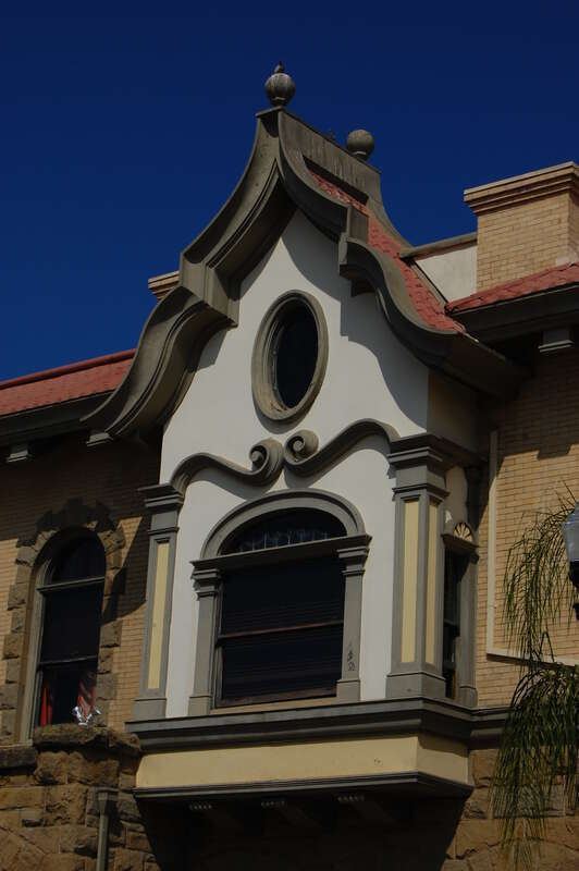 The original Gilroy City Hall. built in 1905. 7400 Monterey Street. Gilroy, California, United States.
