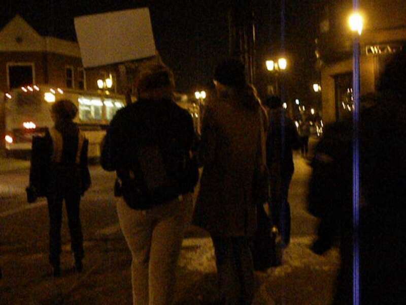 On December 17, 2009 there was a protest against the war in Afghanistan outside the St. Paul office of Representative Betty McCollum who supports President Obama’s call to send an additional 30,000 troops to Afghanistan and has proposed a tax to pay