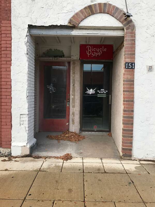Former home of Broken Spoke Bicycle Shop on Broadway in Green Bay. Broken Spoke moved to the CityDeck across the Fox River.