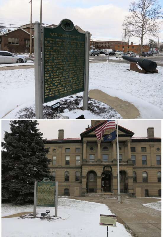 Van Buren County Courthouse Historical Marker