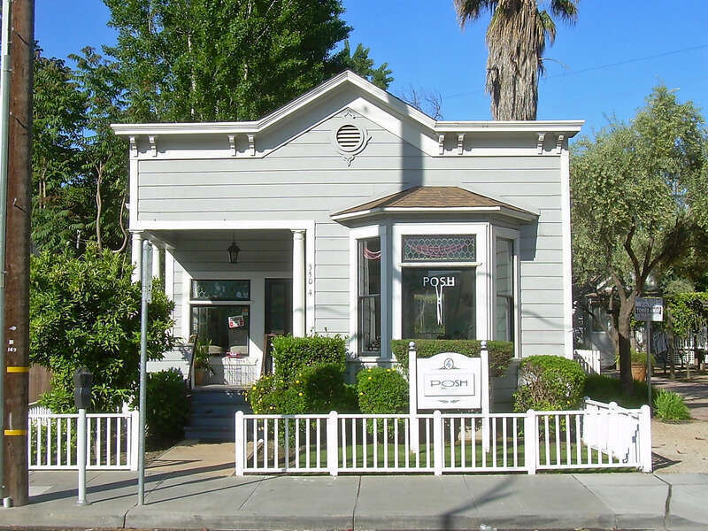 San Jose, California.  In the River Street Historic District, San Jose Historic Landmark No. 107.