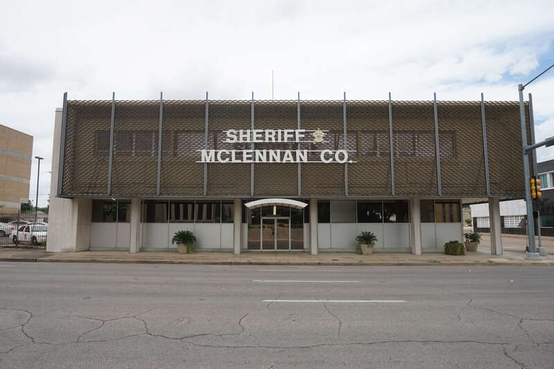 The McLennan County Sheriff building in Waco, Texas (United States).