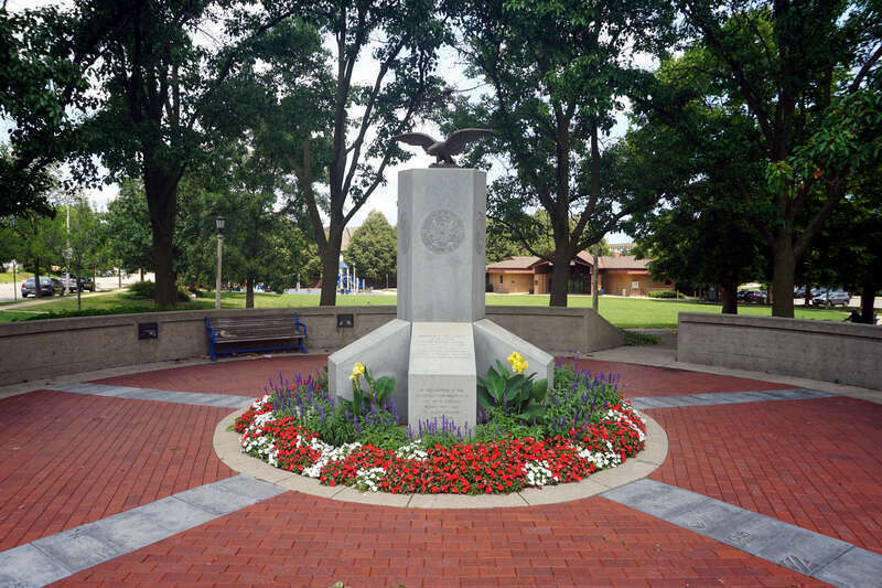 Veterans Memorial Park in West Allis, Wisconsin (United States).