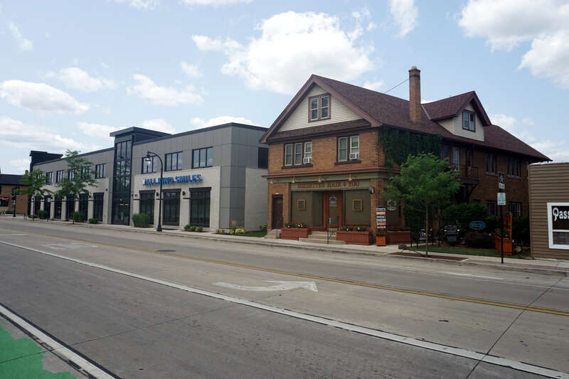 West National Avenue in West Allis, Wisconsin (United States).