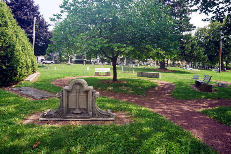 Monument Circle at the West Allis Historical Society Museum in West Allis, Wisconsin (United States).