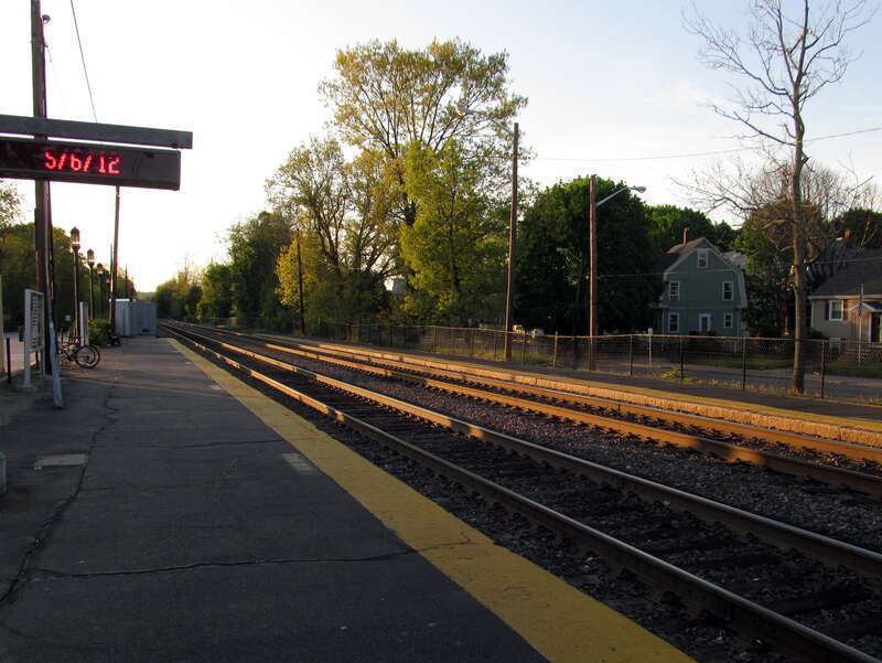 Looking outbound at West Medford station