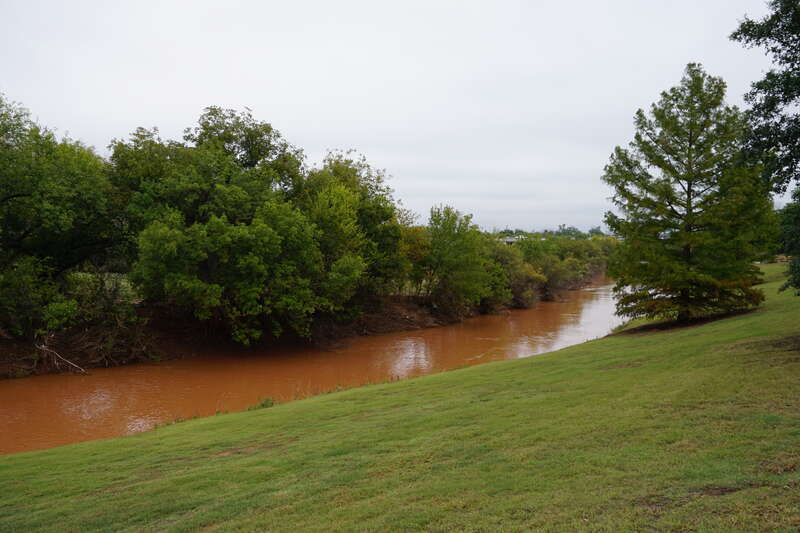 The Wichita River in Wichita Falls, Texas (United States).