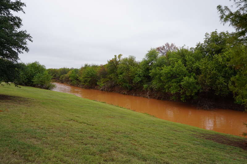 The Wichita River in Wichita Falls, Texas (United States).