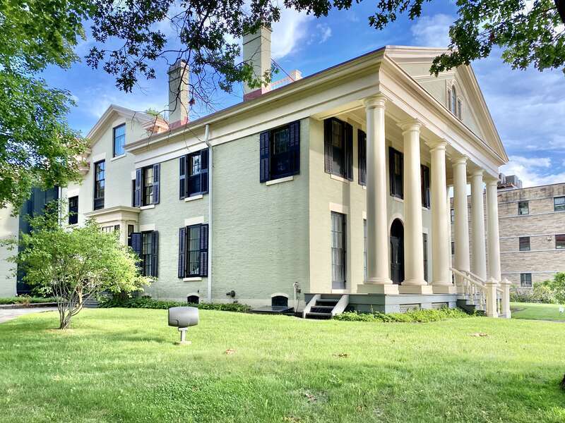 Initially built circa 1837 to serve as the officers quarters at the former Poinsett Barracks (also known as the Buffalo Barracks), this house served as the Commanding Officer’s Quarters and Post Surgeon’s Quarters for the post, facing a large parade