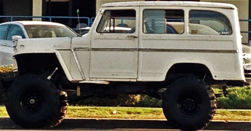 Lifted Willys Jeep Station Wagon