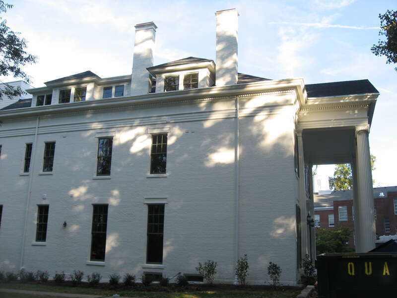 Northern side of the Woodbourne House, located at 2024 Woodford Place in Louisville, Kentucky, United States.  Built in 1852, it is listed on the National Register of Historic Places.