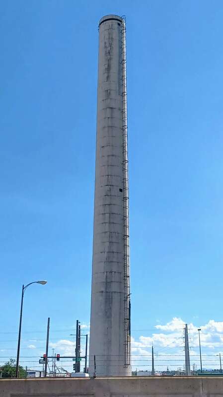 Zuni Generation Station, east stack