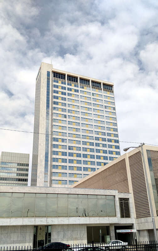 303 W. Wall St., Mildand, TX; formerly the First National Bank Building; known as the Bank of America Building in 2018
