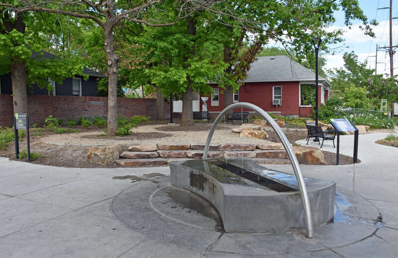 Artesian Well Park in Salt Lake City, Utah, following a major refurbishment in 2019–2020.