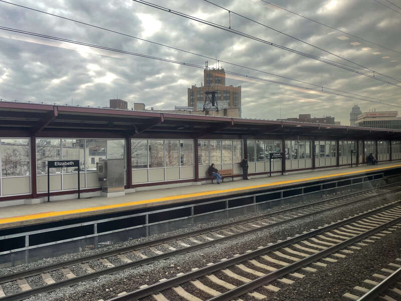 View from a Northeast Corridor Line railcar in 2024
