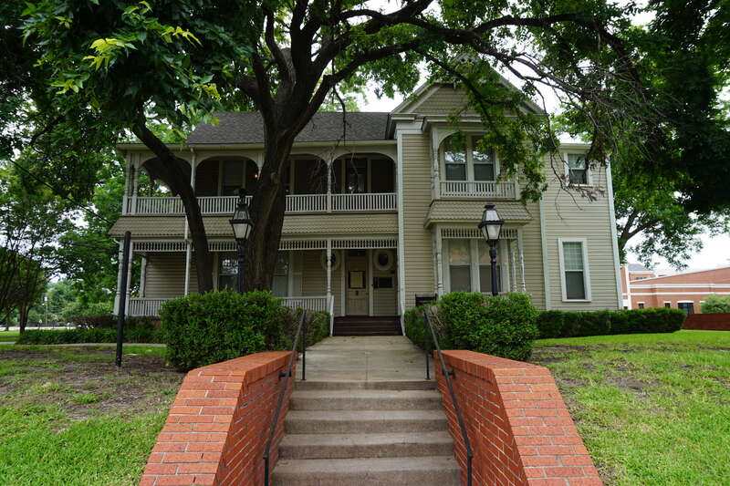 The Harrington House on the campus of Baylor University in Waco, Texas (United States).
