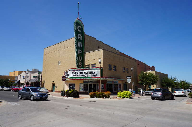 The Campus Theatre in Denton, Texas (United States).