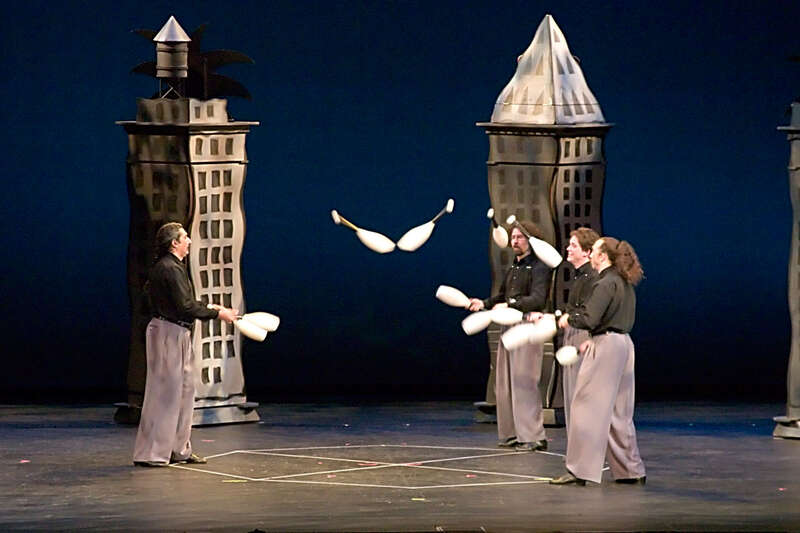 The Flying Karamazov Brothers in  &quot;LIFE: A Guide for the Perplexed&quot;