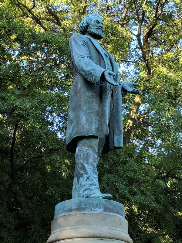 Statue of en:Frederick Douglass in en:Highland Park (Rochester, New York)