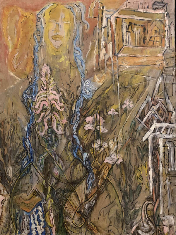 Painting by Gluck Sandor 1977