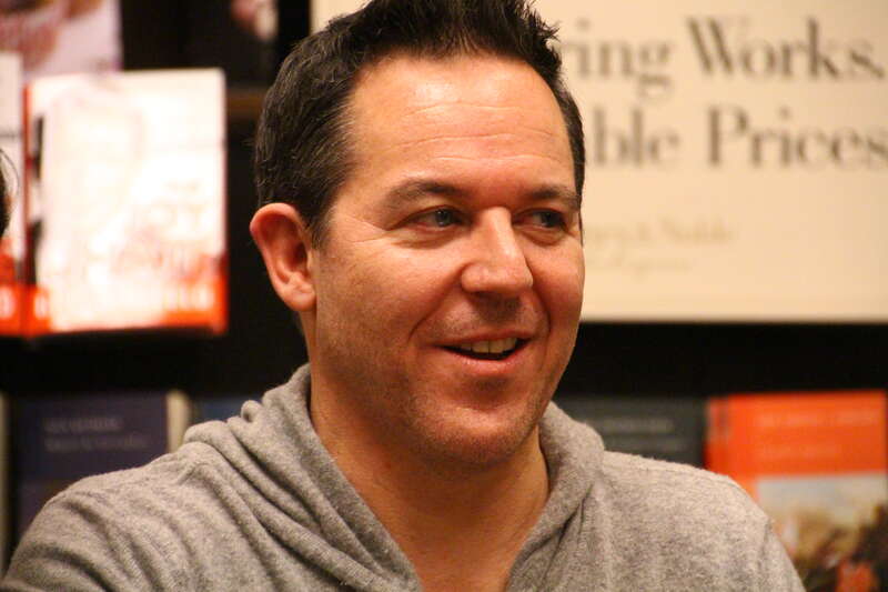 Greg Gutfeld at a book signing in Plano, Texas.