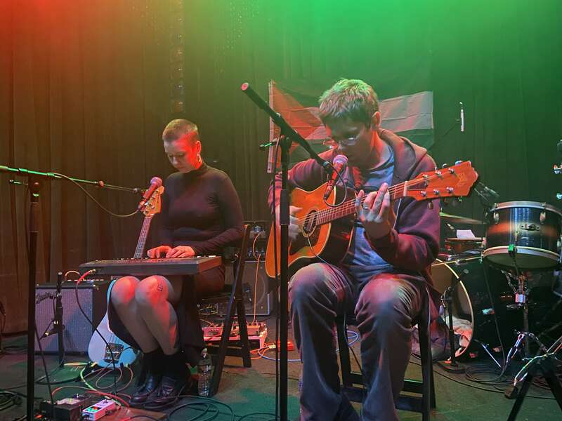 Greg and Veronica Mendez performing at Johnny Brenda’s in Philadelphia