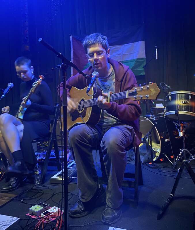 Greg and Veronica Mendez performing at Johnny Brenda’s in Philadelphia