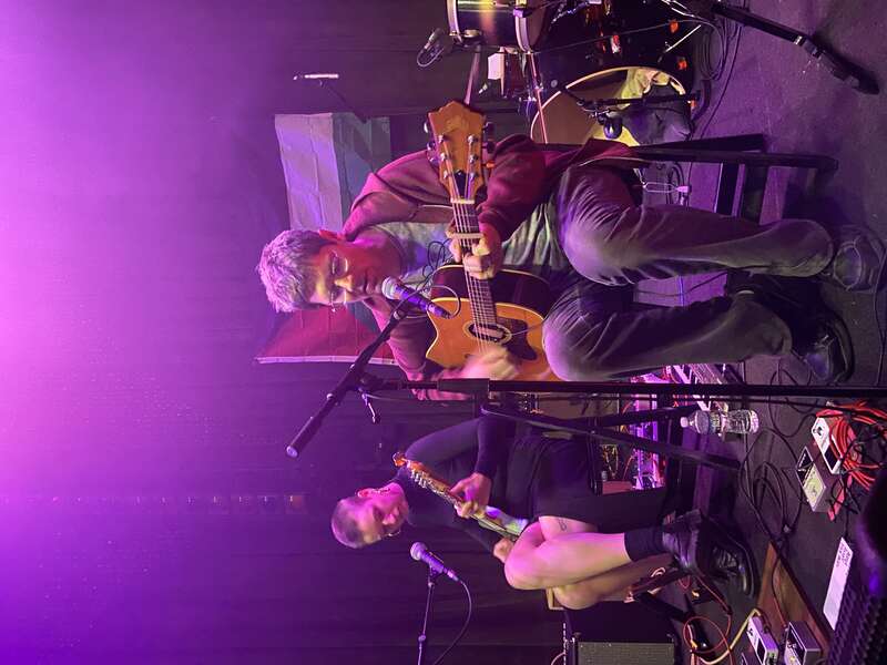 Greg and Veronica Mendez performing at Johnny Brenda’s in Philadelphia