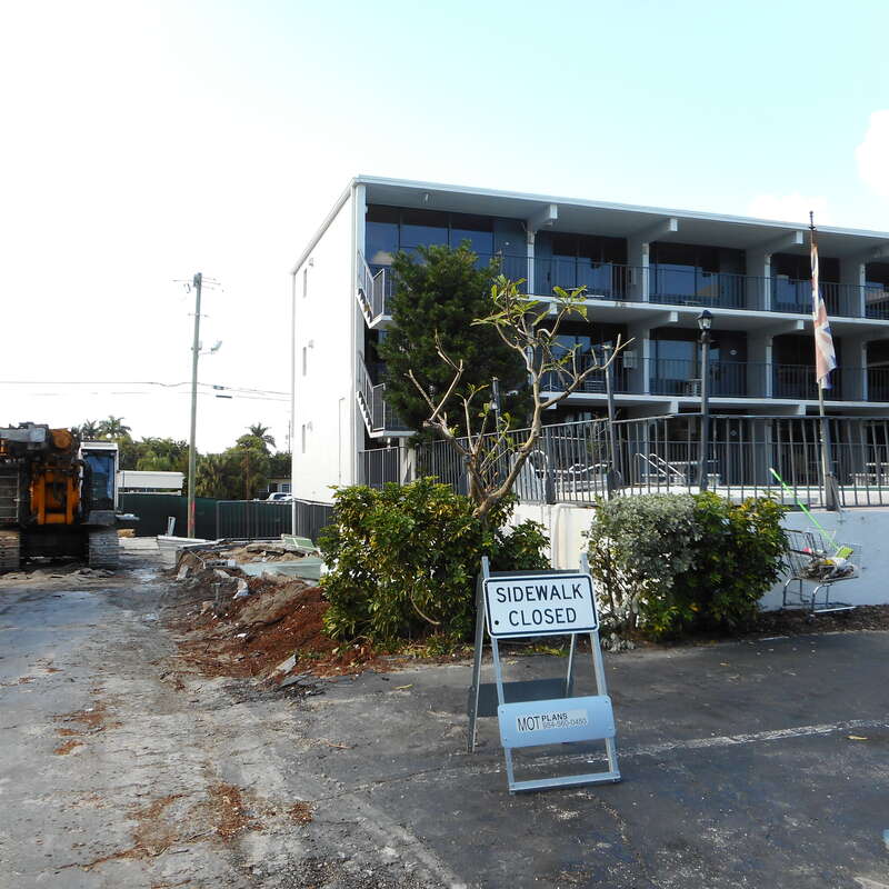 Lafayette Motel on A1A in FL being torn down