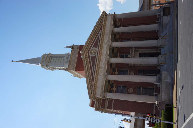 First United Methodist Church in Shreveport, Louisiana (United States).