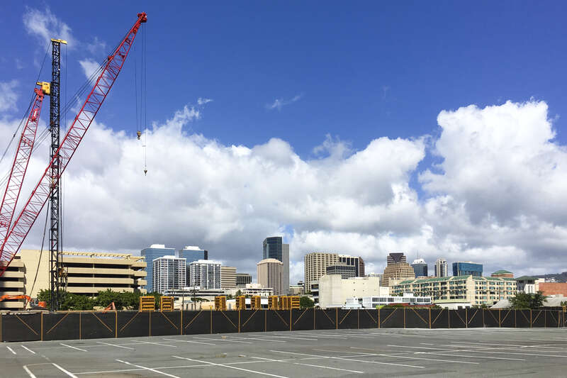 The empty lot will soon be removed for a condo building.
