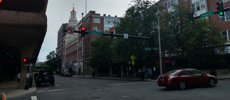 Traffic camera fixed (Temple St and Crown St) 2