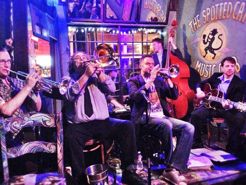 The Jumbo Shrimp Jazz Band at The Spotted Cat New Orleans March 2014