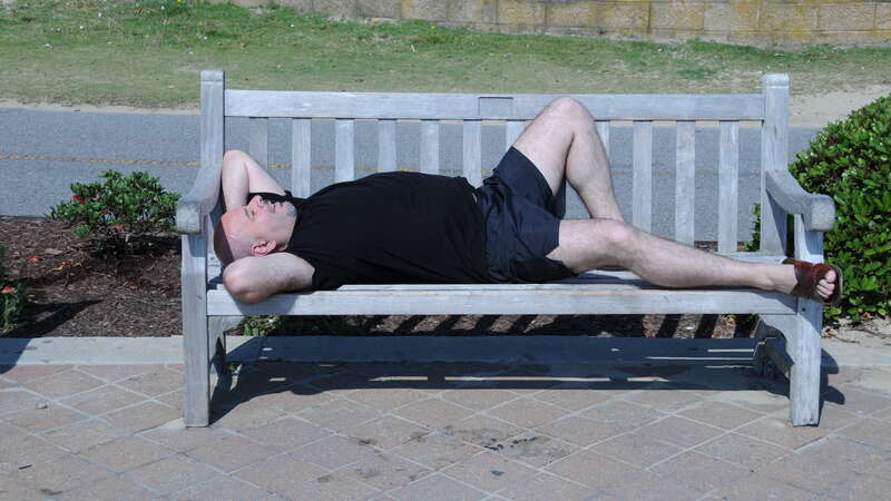 saw him in Oklahoma, then in DC and now in VA Beach... pretty mobile for a bum.
www.flickr.com/photos/sergemelki/2527321266/in/set-721576...

www.flickr.com/photos/sergemelki/3575140108/in/set-721576...