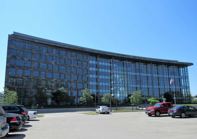 United States Courthouse in Downtown Cedar Rapids, Iowa.