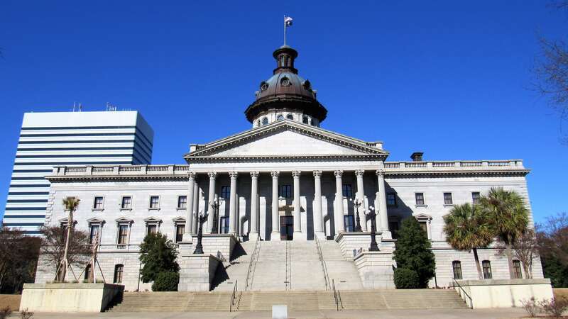South Carolina State House in Columbia (south portico).