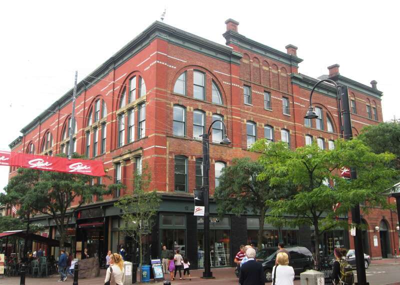 81-91 Church Street, known as the Howard Opera House, on the corner of Bank Street in the Church Street Marketplace of downtown Burlington, Vermont was built in 1878 and was designed for John Purple Howard by Stephen Decatur Hatch in the High