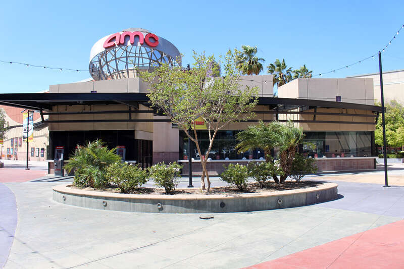The box office at the AMC Ontario Mills 30 megaplex in Ontario, California. Photographed by user Coolcaesar on April 18, 2021.
