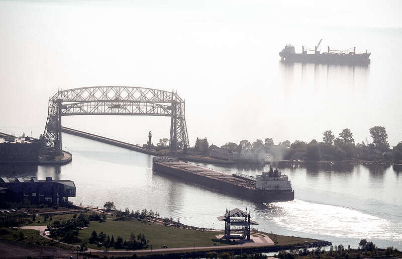 Canal Park, View from Enger Park, Duluth