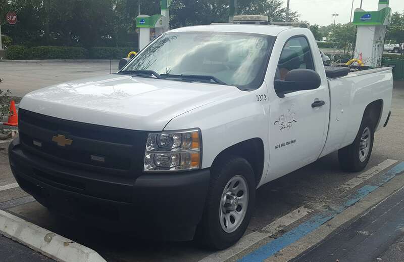 Chevrolet Silverado 1500 Springs photographed in Florida, USA.