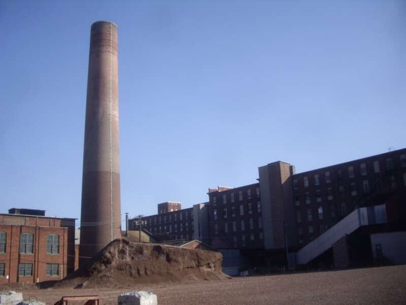 The Clark Thread Company in East Newark, New Jersey.