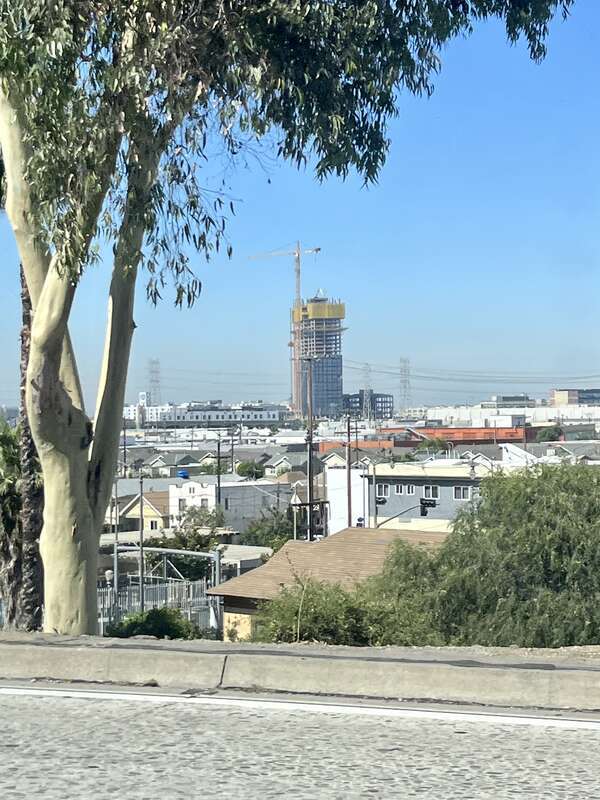Construction site to identify (Los Angeles) July 2023.