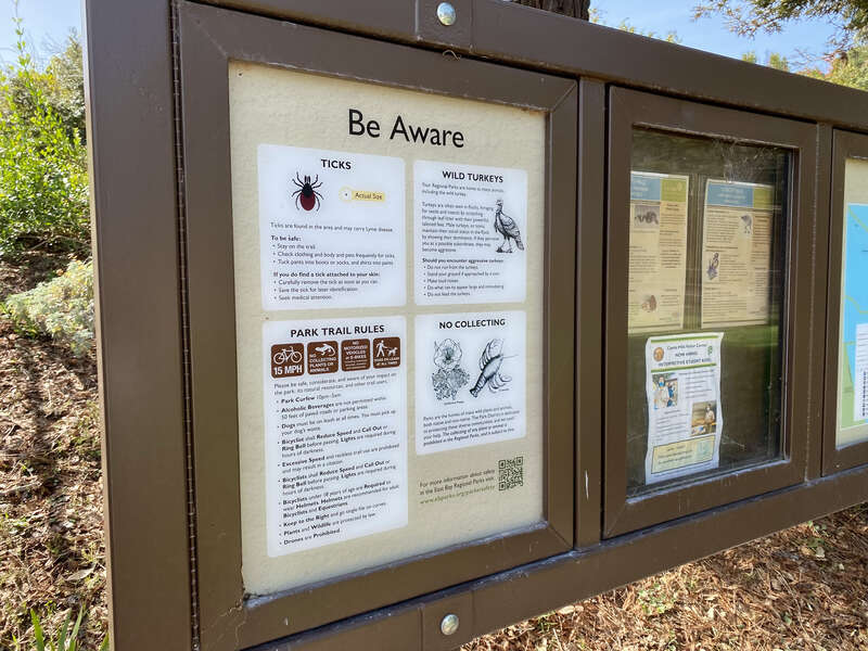bulletin at Coyote Hills Regional Park