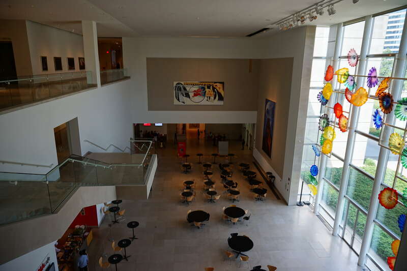The interior of the Dallas Museum of Art in Dallas, Texas (United States).