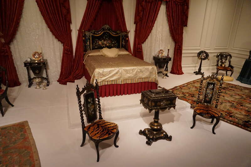 The Villa La Pausa belle chambre replica at the Dallas Museum of Art in Dallas, Texas (United States).
