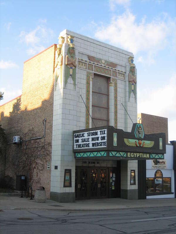 Egyptian Theatre, DeKalb, Illinois. National Register of Historic Places.