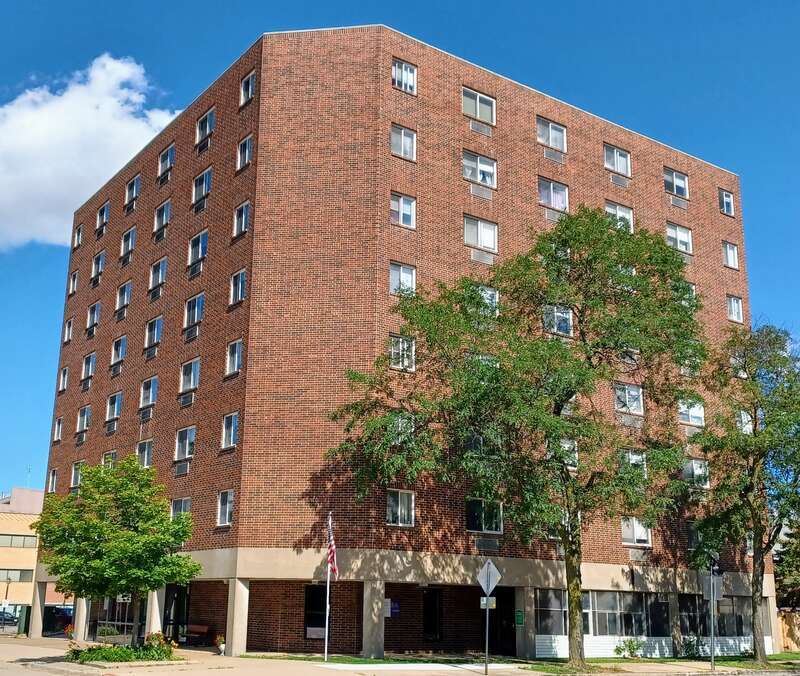 Ecumenical Tower, Dubuque, IA, NW corner