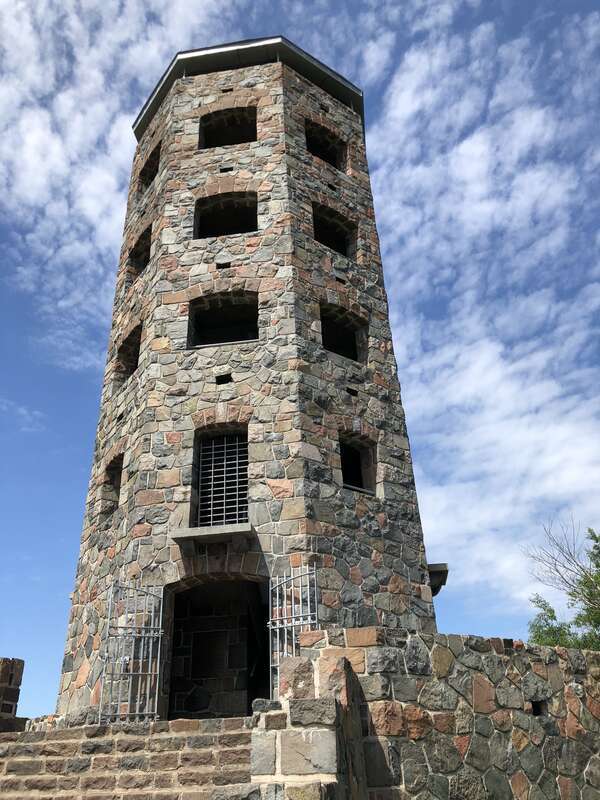 Enger Tower from Duluth, Minnesota's Enger Hill park