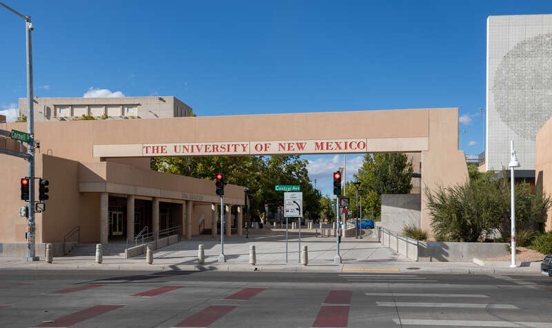 Entrance to the University of New Mexico, Albuquerque