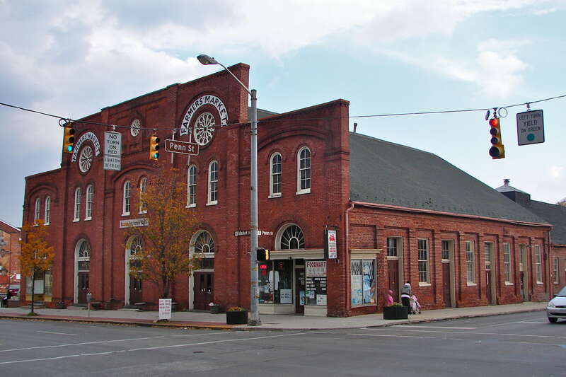 Farmers Market on the NRHP since November 25, 1977. At 380 West Market Street, York, in York County, Pennsylvania.  Note that this is not the York (Central) Market, which is not too far away and is also on the NRHP